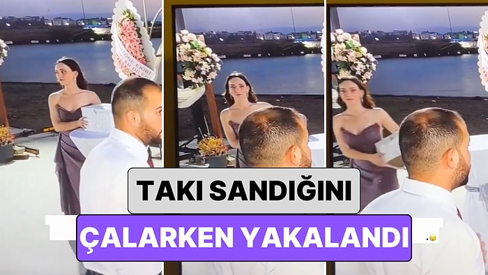 Bir Görümce Abisinin Düğünde Çaktırmadan Takı Sandığını Çalarken Kameralara Yakalandı