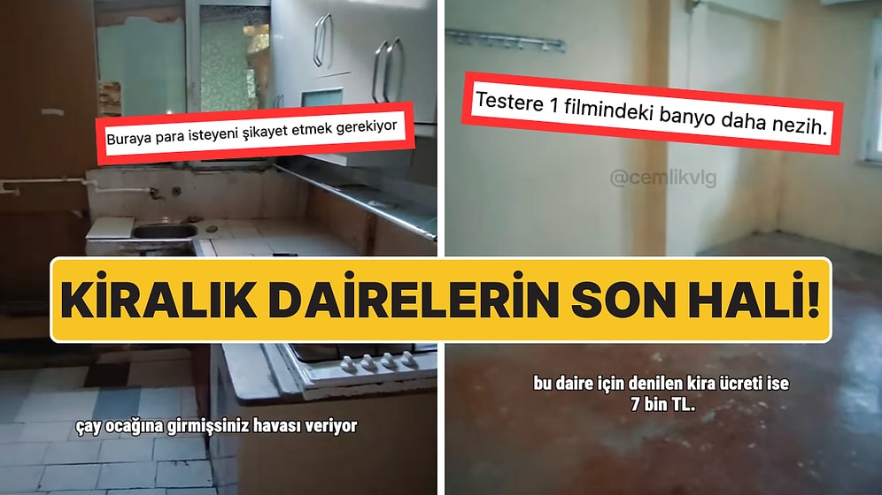 İstanbul Eyüpsultan'da 7 Bin TL Kira İstenen Dairenin İçi Sosyal Medyanın Gündemine Oturdu
