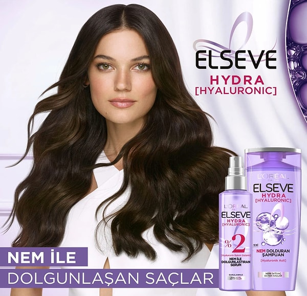 L'Oréal Paris Elseve Hydra [Hyaluronic] Nem Dolduran Şampuan 360 ml