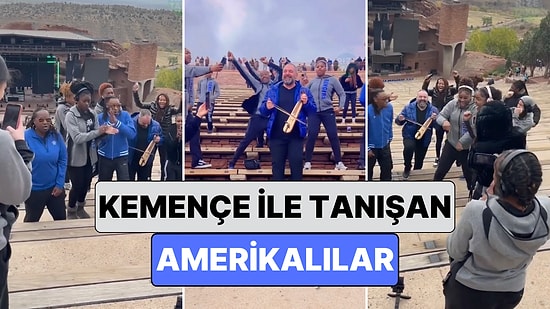 Rize'de Kemençe ile Tanışan Amerikalılar Horonu Kendi Danslarıyla Birleştirince Eğlenceli Anlar Yaşandı