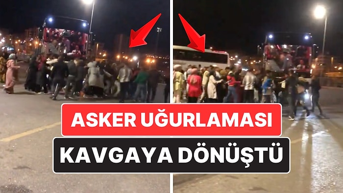 Urfa'da Asker Uğurlamasında Çıkan Anlaşmazlık Tekmeli ve Yumruklu Kavgaya Dönüştü!