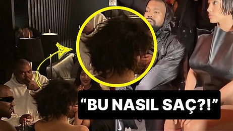 Yarı Çıplak Kombinleriyle Gündeme Gelen Kanye West'in Karısı Bianca Censori'nin Bu Sefer Saçları Çok Konuşuldu