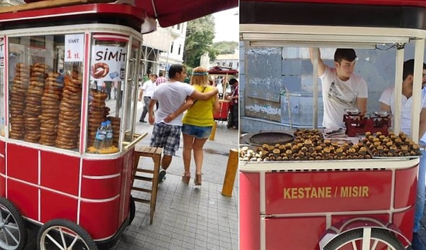 İstanbul'un simge görsellerinden biri olan seyyar simit, mısır ve kestane tezgahları daha yenilikçi ve estetik görünüme kavuşması amacıyla değiştiriliyor.