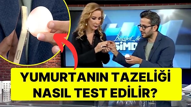 Yumurtanın Tazeliği Nasıl Anlaşılır? Telefon Işığıyla Tazelik Testi İzleyenleri Hayrete Düşürdü