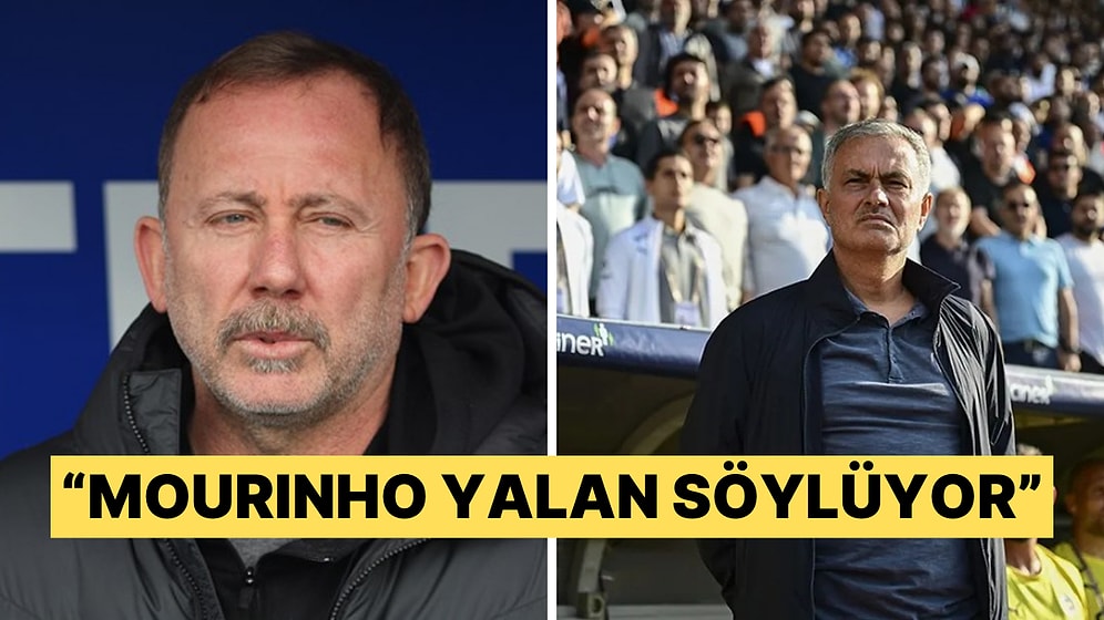 Samsunspor Maçının Ardından Fenerbahçe Teknik Direktörü Mourinho'yu Sergen Yalçın da Eleştirdi