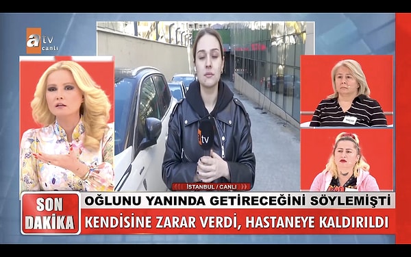 2 haftadır konuklarını ağırlayan ve Seyfi Bey'in açıklamalarını dinleyen Müge Anlı bu itiraf karşısında şoke oldu. Seyfi, "Oğlumla ben 15 yıldır görüşüyorum. Size yalan söyledim. Pazartesi günü getireceğim." demişti.