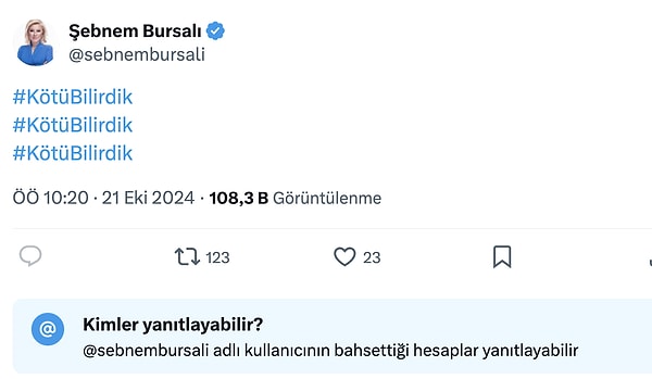 Kendisi FETÖ elebaşının ölümü üzerine bugün sıkça kullanılan kötü bilirdik etiketini kullandı.