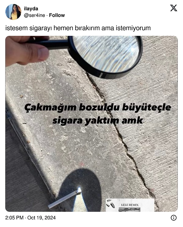 Kesin bırakırsın.