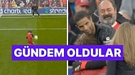 Nevzat Aydın ve Oğlu Liverpool - Chelsea Maçının Devre Arasında David James'e Penaltı Attı