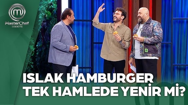 Muratcan'ın kazandığı yarışta şefler ıslak hamburger yemeye doyarken yaşanan bir iddialaşma ekran başındaki izleyiciyi epey rahatsız etti.