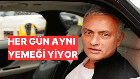 Jose Mourinho'nun Akşam Menüsü İnternete Düştü: Pizzadan Vazgeçmiyor