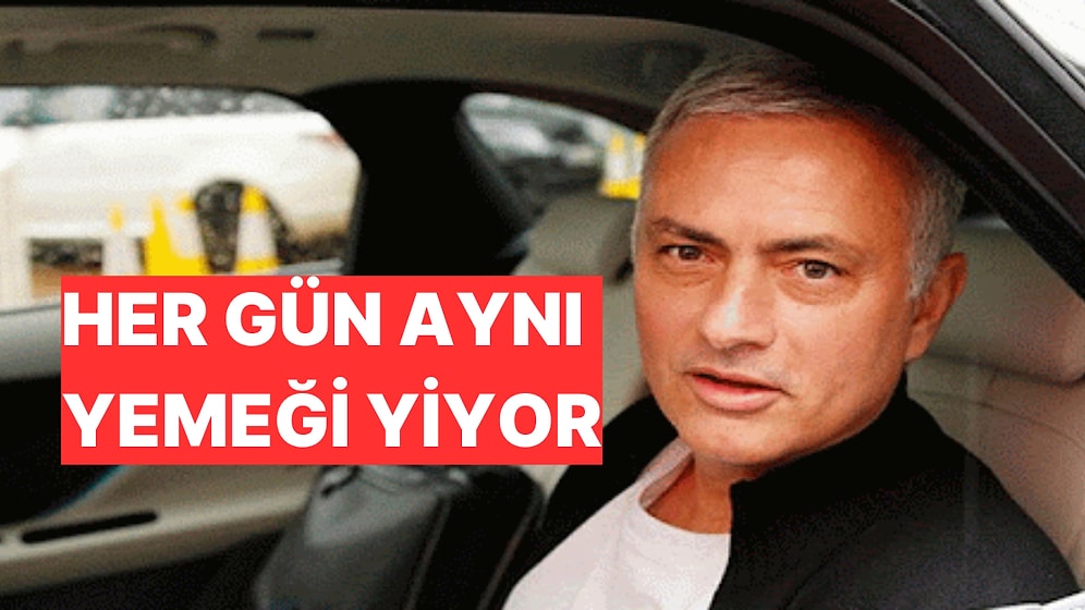 Jose Mourinho'nun Akşam Menüsü İnternete Düştü: Pizzadan Vazgeçmiyor