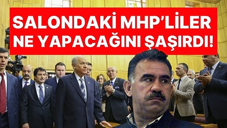 Bahçeli'nin Öcalan'a Yaptığı Meclis Çağrısı, MHP'lileri de Şaşırttı: Alkış Kararsızlığı!