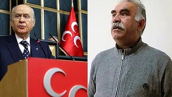 Bahçeli, terörist başı Abdullah Öcalan için "Şayet tecridi kaldırılırsa gelsin, TBMM’de DEM Parti toplantısında konuşsun. Terörün bittiğini ve örgütün lağvedildiğini haykırsın" ifadelerini kullandı.