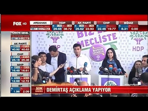 7 Haziran 2015 ise muhalefet için bir milattı. HDP büyük bir oranıyla mecliste yer alacaktı. Erdoğan ilk kez yenilebilir, ilk kez tek başına hükümet kuramayacak bir durumdaydı. İş MHP'nin ne diyeceğine, MHP'nin ne tavır takınacağına kalmıştı.