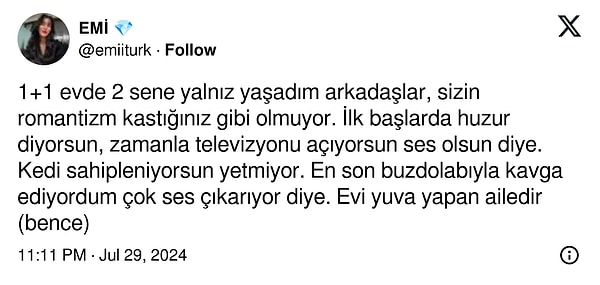 Kullanıcılar ilk başta kendi başına olmanın sağladığı özgürlüğün cazibesine kapıldıklarını, fakat zamanla yalnızlığın getirdiği zorluklarla yüzleşmek zorunda kaldıklarını dile getirdi.