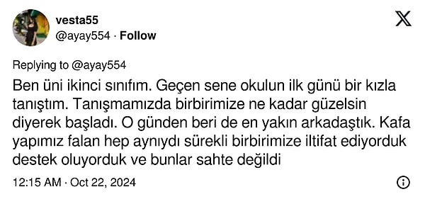 Kampüste tanıştığı kızla apar topar eve çıkan kullanıcı, yeni ev arkadaşının hareketlerinde bazı gariplikler hissetmeye başladı.