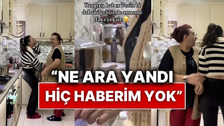 Annesi Evi Yakacakken Genç Kadın Dikkati Sayesinde Tehlikenin Önünde Geçti