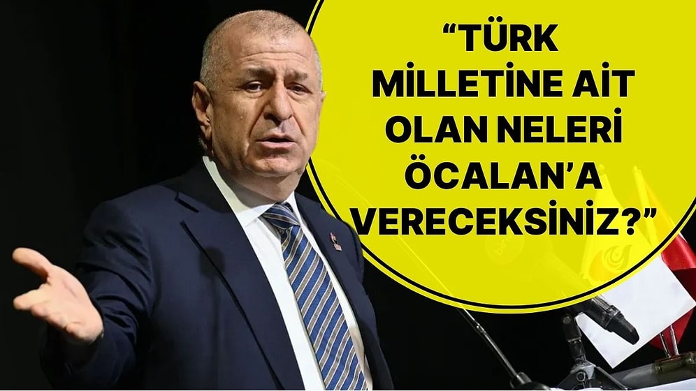 Ümit Özdağ'dan Devlet Bahçeli'ye Sert Tepki: "Öcalan'a Neler Vereceksiniz?"