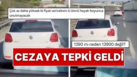 İstanbul’da Ambulansa Yol Vermeyen Sürücüye Kesilen 1390 TL Cezaya Vatandaşlardan Tepki Geldi