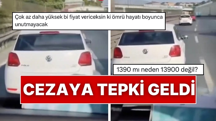 İstanbul’da Ambulansa Yol Vermeyen Sürücüye Kesilen 1390 TL Cezaya Vatandaşlardan Tepki Geldi