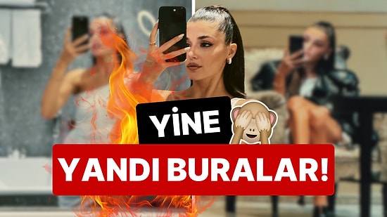 Yandı Buralar: Beyazlara Bürünüp Deri Ceketiyle Caka Satan Havalı Hande Erçel Sosyal Medyayı Ayağa Kaldırdı!