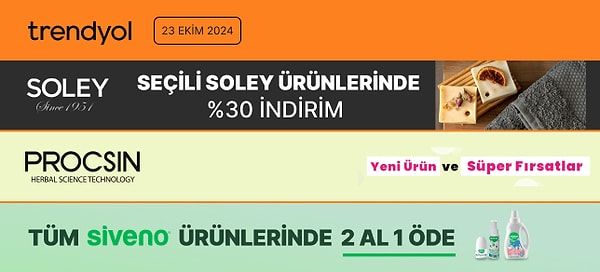 Trendyol İndirimlerine de Göz Atmadan Geçme