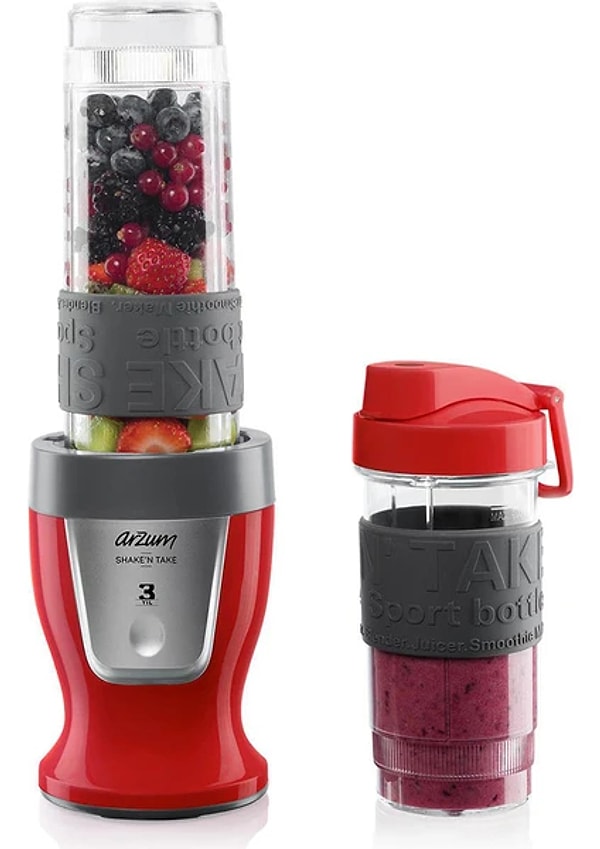 10. Arzum AR1032 Shake'n Take Kişisel Smoothie Blender