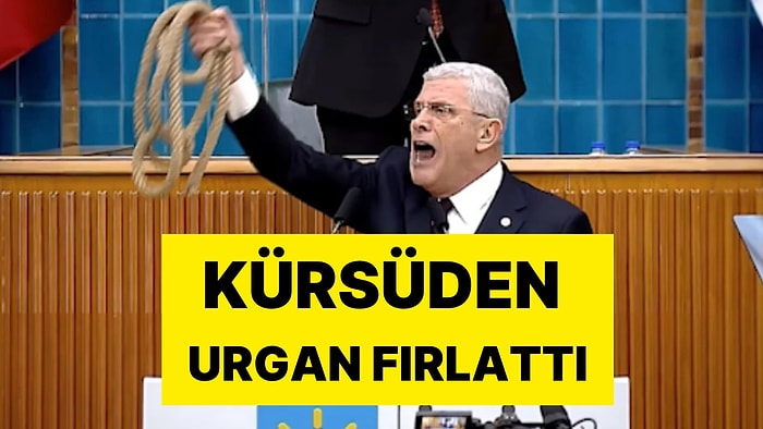 İYİ Parti'den Bahçeli'ye Tepki! Kürsüden Urgan Fırtlatıldı: Sıralar Şehitlerin Fotoğraflarıyla Doldu