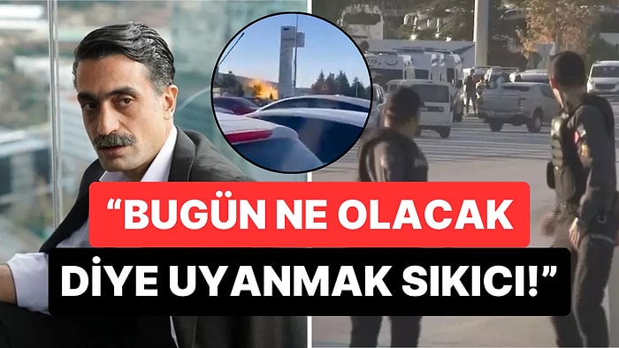 Yalı Çapkını'nın Kazım Ağa'sı Diren Polatoğulları Ankara'daki Terör Saldırısına Tepkisiz Kalmadı!