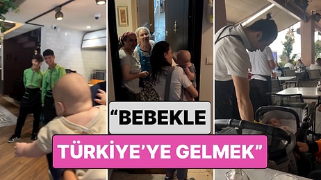 Kedilerden Sonra Şimdi de Bebekler: Ülkemizi Ziyaret Eden Bir Aile Minik Bebeklerinin Gördüğü İlgiyi Paylaştı