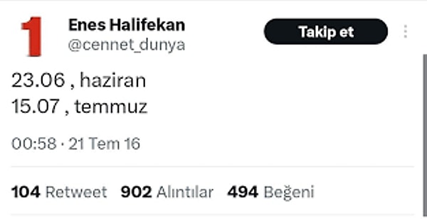 Hesabın uzun süre FETÖ'ye ait olduğu düşünüldü.