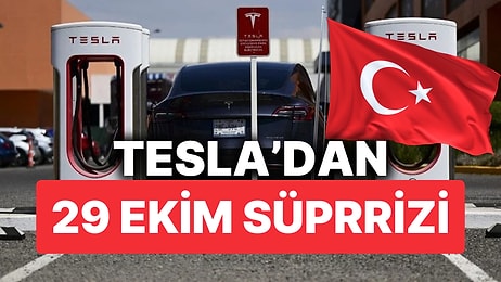 Tesla'dan 29 Ekim Sürprizi! Cumhuriyetimizin 101. Yılına Özel Ücretsiz Hizmet Verecek!