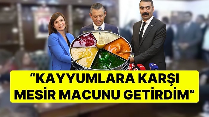 Özgür Özel'in Diyarbakır Belediyesi Ziyaretinde Güldüren Diyalog: "Kayyumlara Karşı Mesir Macunu Getirdim"