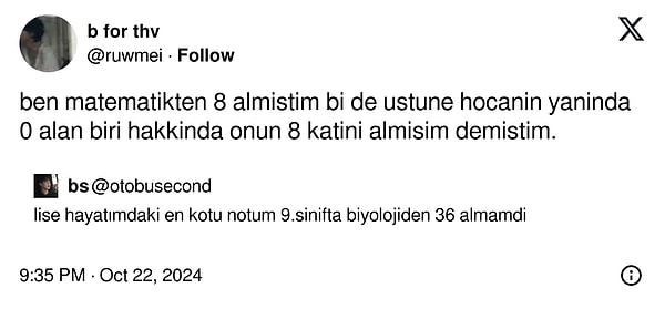 8 bile çok.