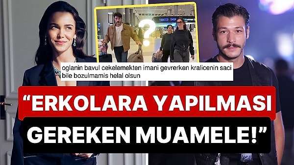 Tatil dönüşü havaalanında görüntülenen taze aşıklar Kubilay Aka ve Hafsanur Sancaktutan'ın görüntüsü sosyal medyada olay oldu! Varını yoğunu sevgilisi Kubilay'a taşıtan Hafsanur büyük takdir topladı 😂