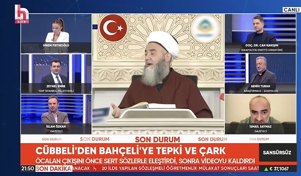 Gazeteci İsmail Saymaz, Halk TV'de yayınlanan Sansürsüz programında Cübbeli Ahmet'in bu videoyu neden sildiğinin arka planını anlattı. Saymaz "Cübbeli Ahmet'i kim tehdit etti?" diye sordu.