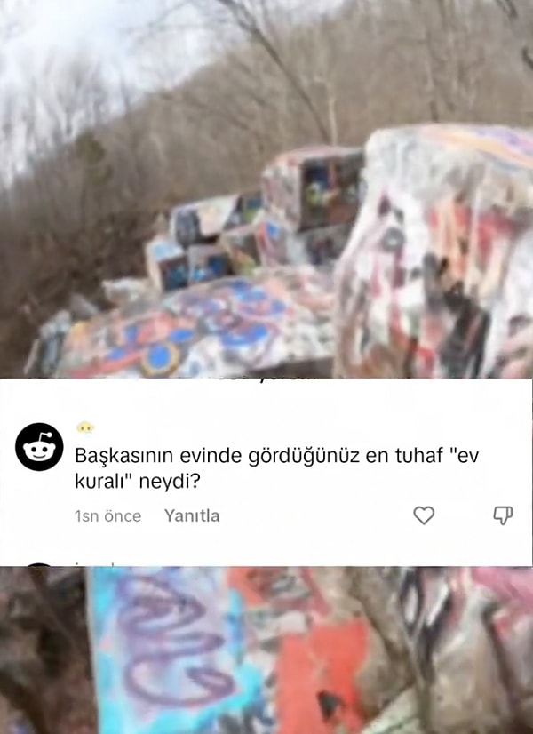 Başkasının evinde gördüğünüz en tuhaf ev kuralı neydi? TikTok’ta ‘@benimhikayem_mht’ isimli kullanıcı bu soruyu takipçilerine sordu.