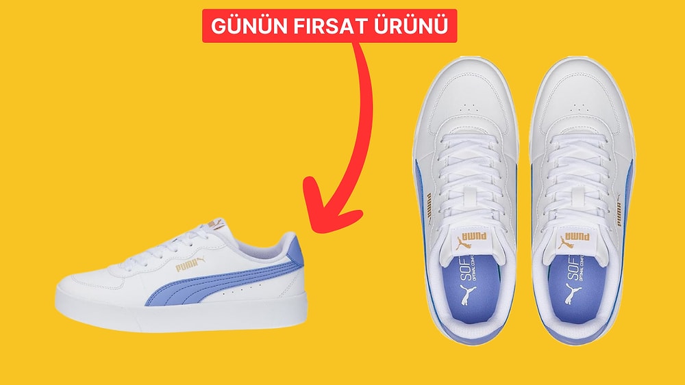 Günün Fırsatı: Puma Skye Clean Kadın Spor Ayakkabı İndirimde!