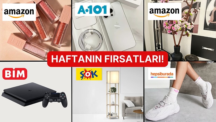 Haftanın Tüm İndirimleri Burada! Hepsiburada'dan Amazon'a Dikkat Çeken İndirimler ve Aktüel Katalogları