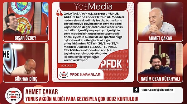 Ahmet Çakar canlı yayında akılalmaz bir kazaya imza attı.