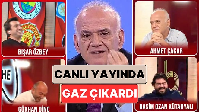 Stüdyo Gülmekten Kırıldı: Ahmet Çakar'ın Canlı Yayında Gaz Çıkardığı Anlar İzleyenleri Şaşkına Çevirdi