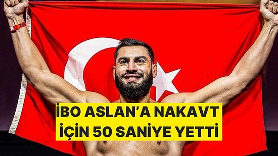 UFC Dövüşçüsü İbo Aslan Rakibini Nakavtla Yendi