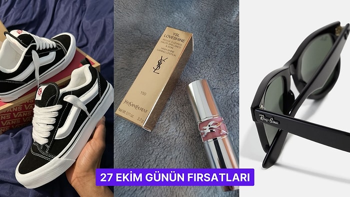 Bugün İndirimde Neler Var? Yves Saint Laurent Rujdan Vans Ayakkabıya 27 Ekim 2024 Günün Fırsatları