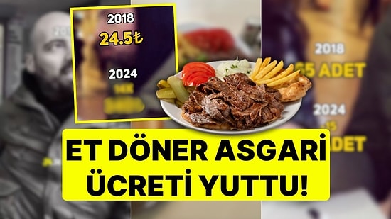 Asgari Ücretlinin Porsiyonu Eridi: Et Dönerin 6 Yıllık Fiyat Değişimi Görenleri Hayrete Düşürdü!