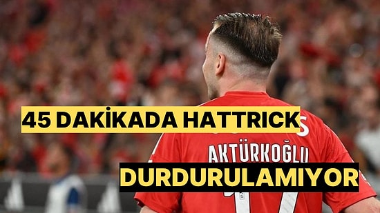 Kerem Aktürkoğlu Benfica'yı Sırtlamaya Devam Ediyor: 45 Dakikada 3 Gol