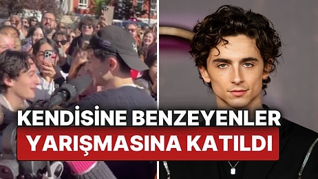 Timothee Chalamet, Timothee Chalamet'e Benzeyenler Yarışmasına Katılarak Sürpriz Yaptı!