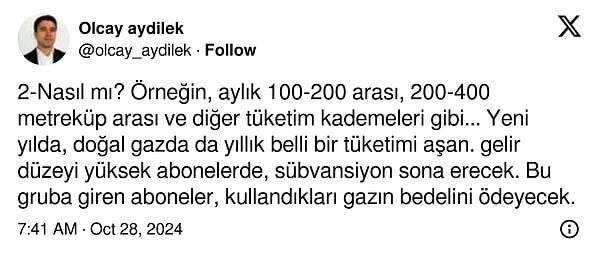 "Kullandıkları gazın bedelini ödeyecek."👇🏻