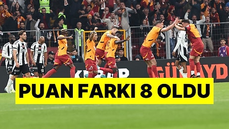 Süper Lig Lideri Evinde Hata Yapmadı: Galatasaray Beşiktaş'ı 2-1 Mağlup Etmeyi Başardı!