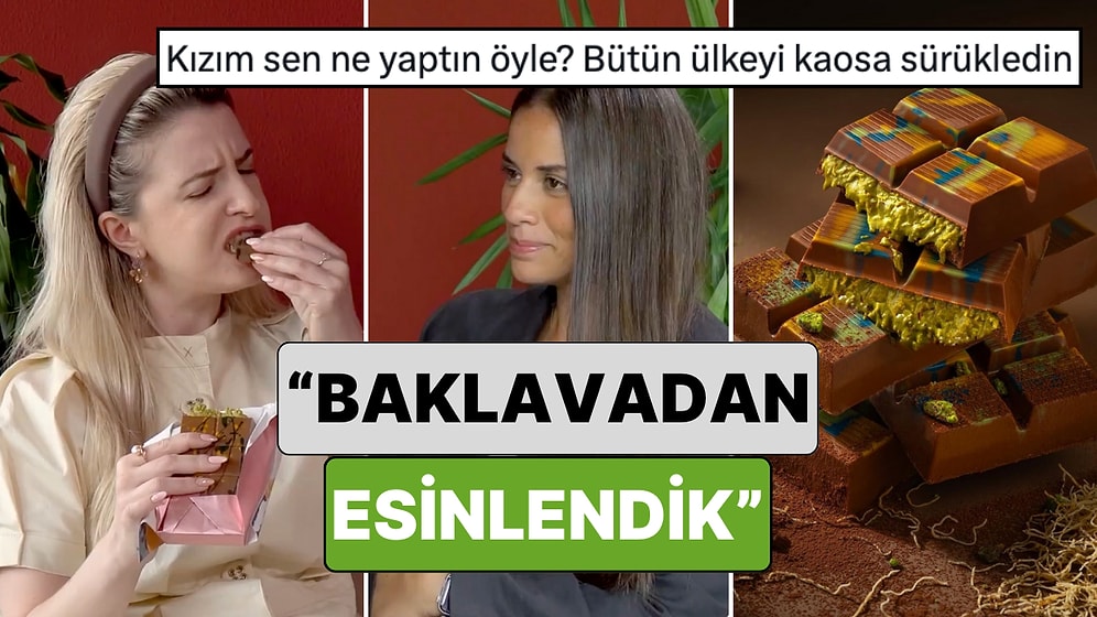 Yediği Çikolatalardan Tatmin Olmayınca Dubai Çikolatası'nı Bulan Kadın Açıkladı: "Baklavadan Esinlendik"